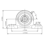 Подшипниковый узел UCP204 TECHNIX