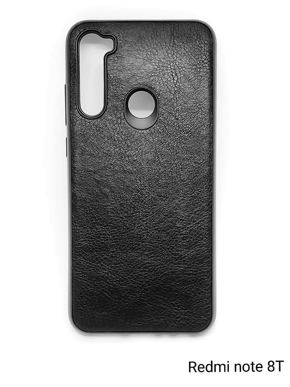 Чехол под кожу на Xiaomi Redmi Note 8T (черный)