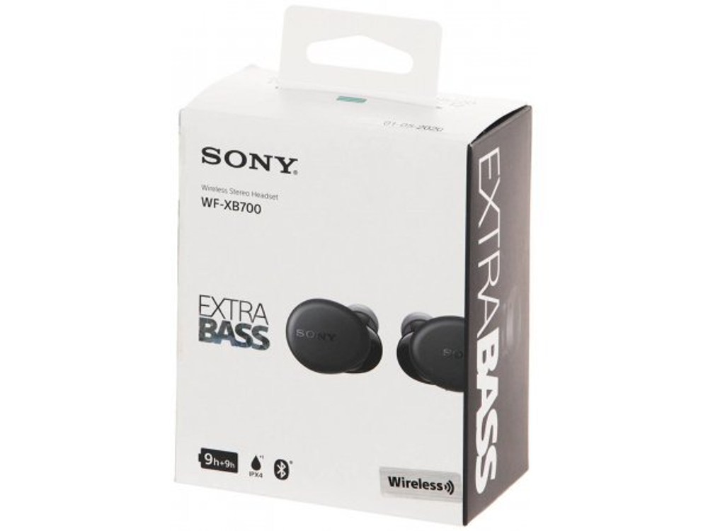 Беспроводные наушники Sony WF-XB700 black