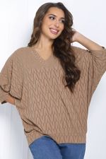 Блуза Вэнсдей (кофе) Б11459 LT Collection