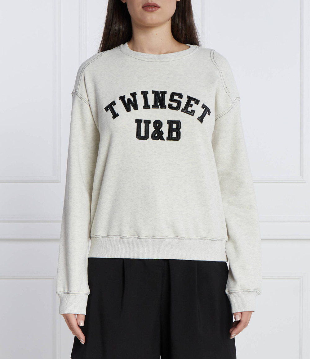 Худи Twinset U&amp;B - серый(232LI2UBB)