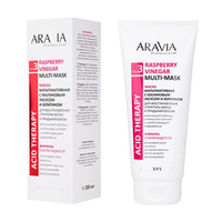 Мультиактивная маска с малиновым уксусом и кератином Aravia Professional Raspberry Vinegar Multi-mask 200мл