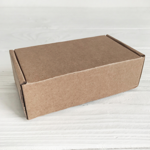 Коробка 12,5 х 7,5 х 4 см, бурая