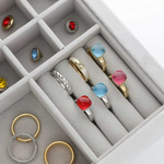 Кольцо Qudo Firenze light sapphire 16.0 мм 611015/15.9 BL/RG