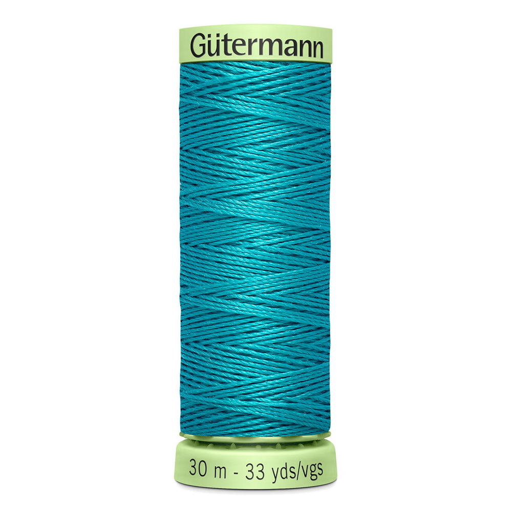 Нить Top Stitch 30/30 м для декоративной отстрочки, Gutermann, 055 св.зеленая бирюза