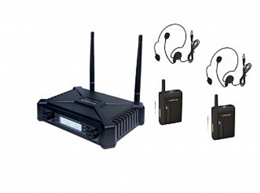 OPUS UHF 922HS 2022 Радиосистема с двумя головными микрофонами, транспортировочный кейс.