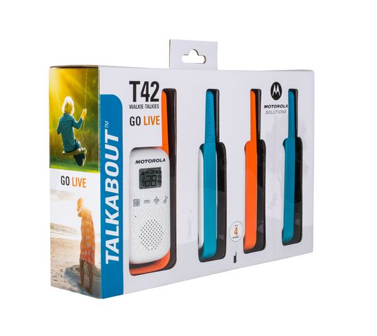 Комплект из четырех радиостанций Motorola TALKABOUT T42 QUAD