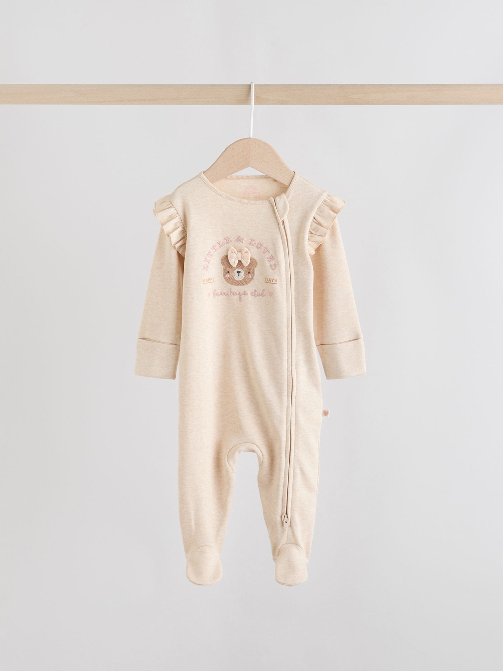 Комбинезон / Cлип для малышей Next F34-050, 3 шт., Бежевый