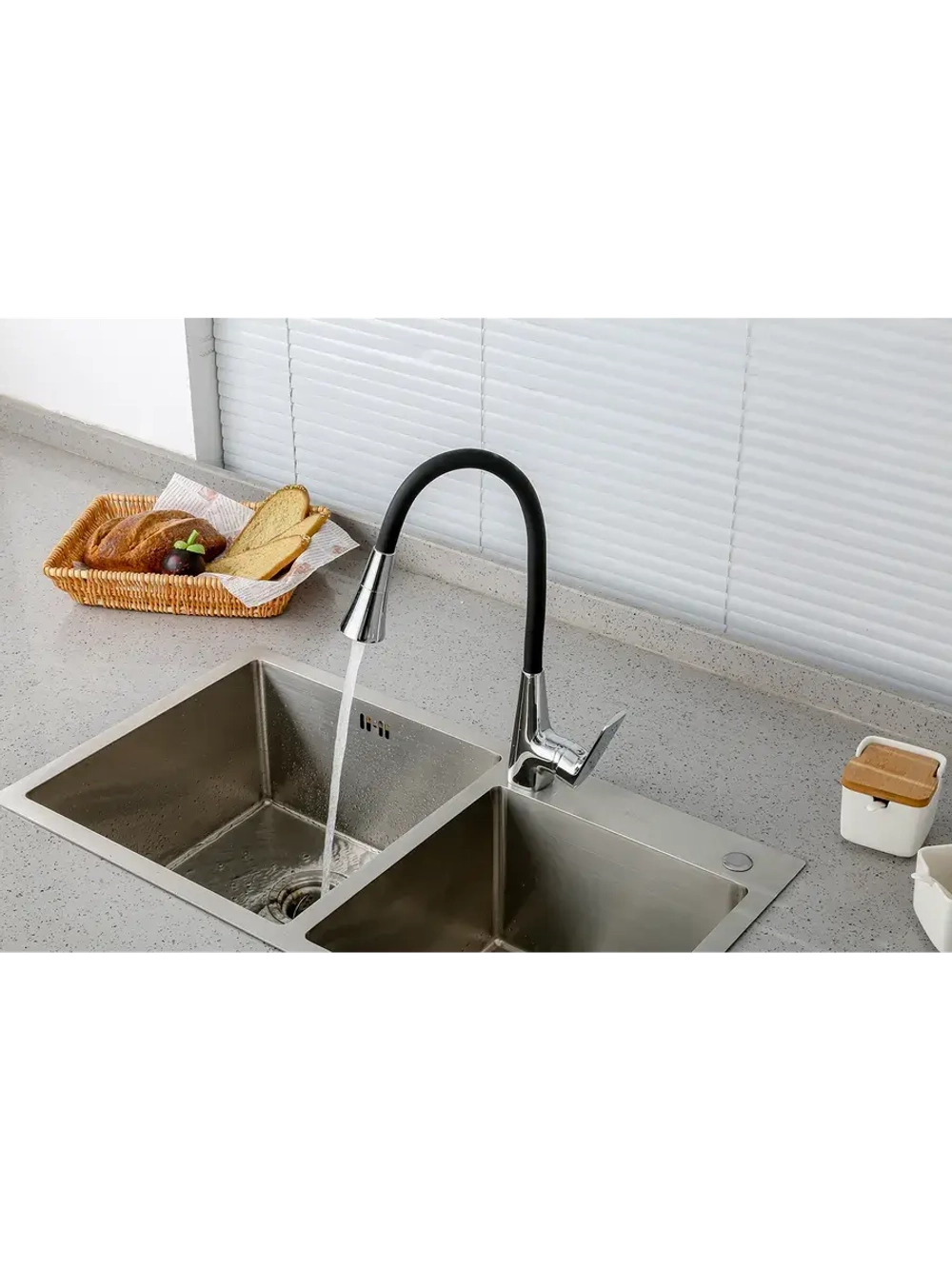 Смеситель для кухни с гибким изливом FRAP F4471