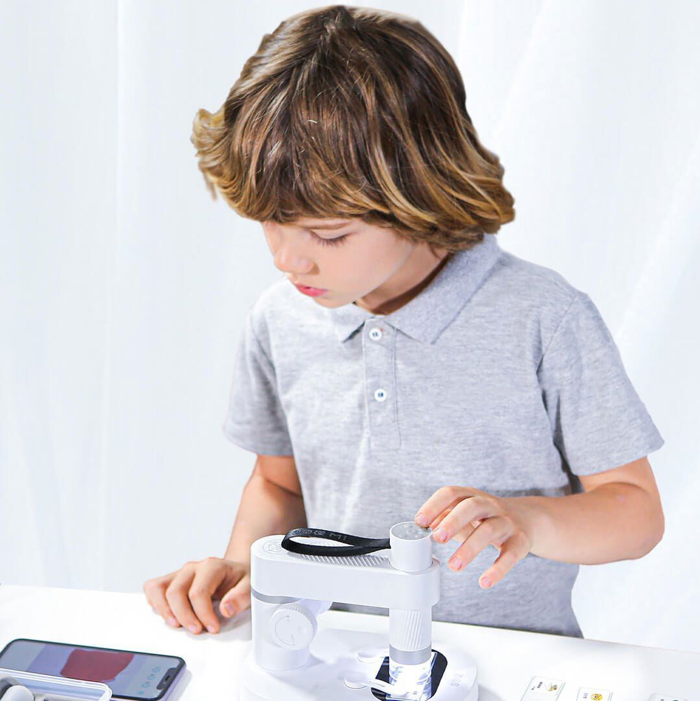 Портативный электронный микроскоп Бобровая лаборатория стандарт