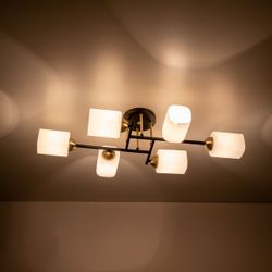 Citilux Генри CL130265 Люстра потолочная Чёрная