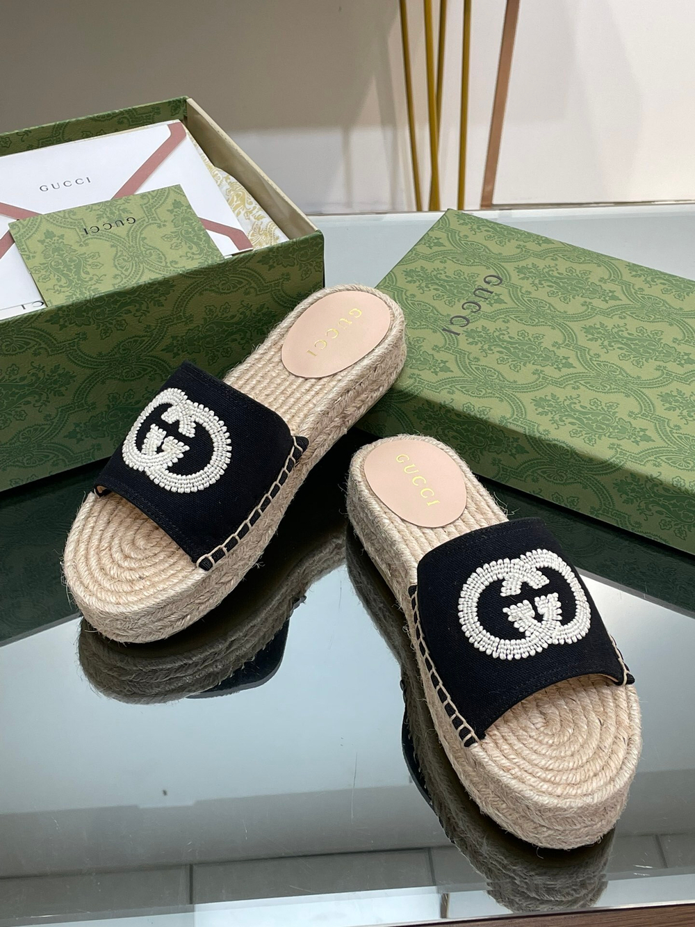 Gucci Espadrille Slide