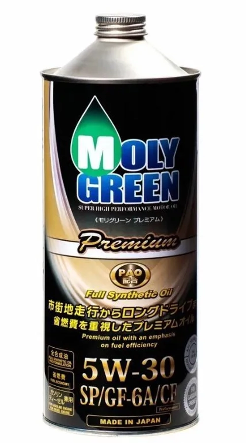 Масло моторное синтетическое MOLY GREEN PREMIUM 5W30 Sp/GF-6 1л