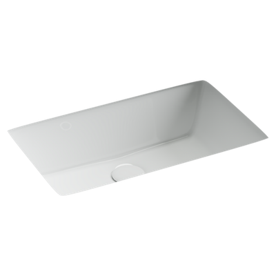 Раковина встраиваемая снизу Ceramicanova Era 525x345x175мм, c отверстием слива - перелива белый, арт.CN15004