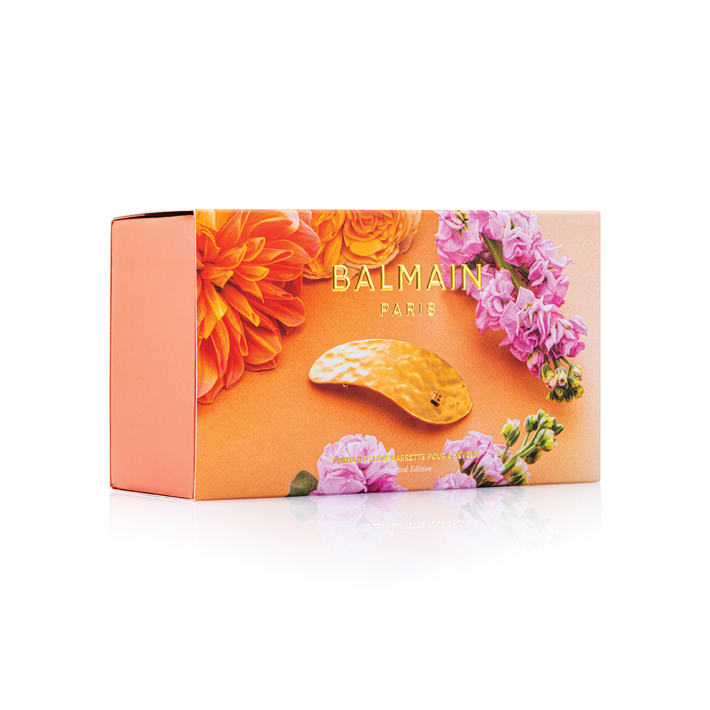 Balmain Hair Couture Заколка Лист Limited Edition Printemps Leaf Barrette Pour Cheveux
