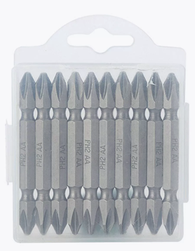 Биты для шуруповерта PH2 65мм, магнитные, 1 шт.