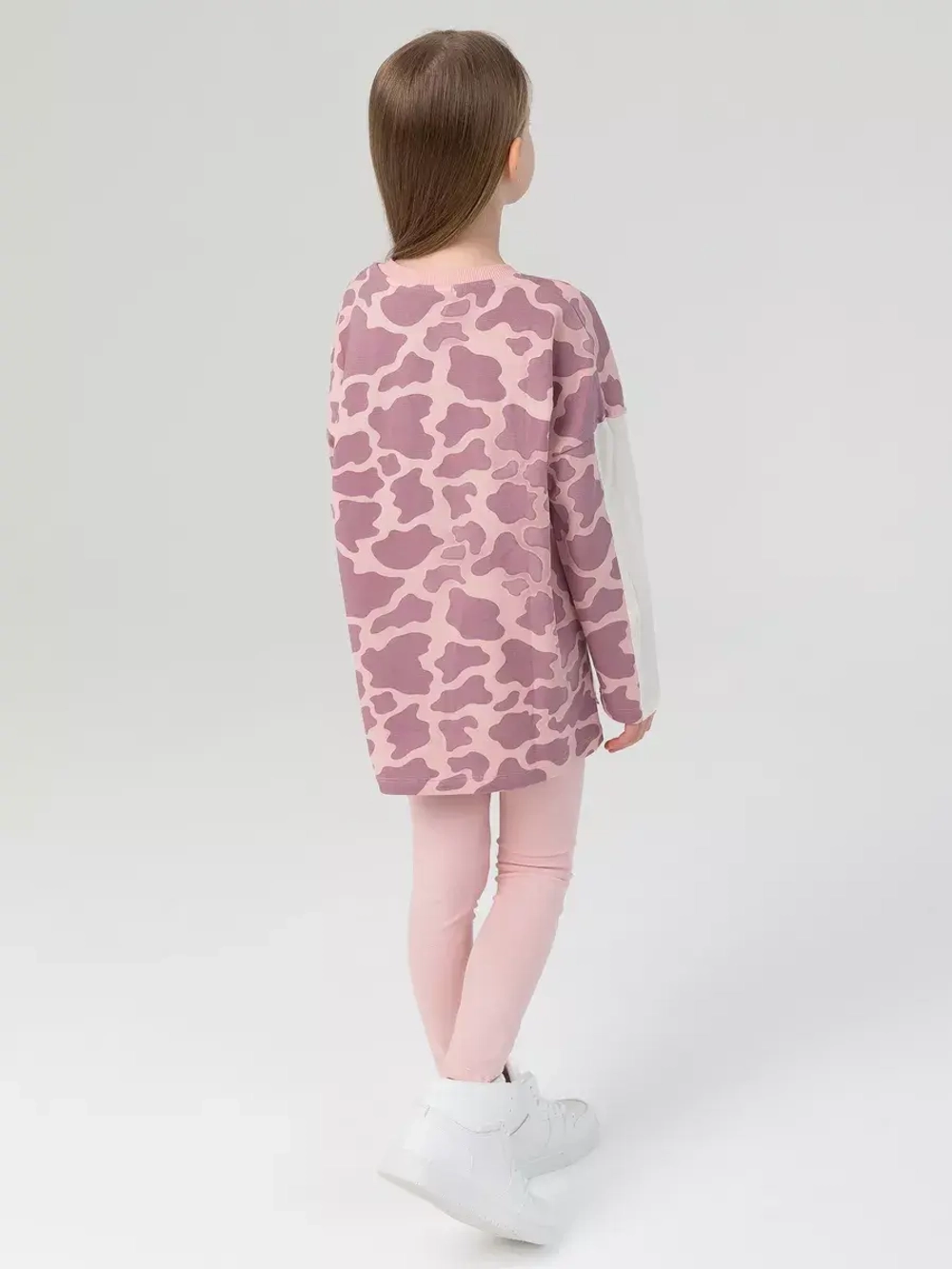 Костюм для девочки, лонгслив и леггинсы