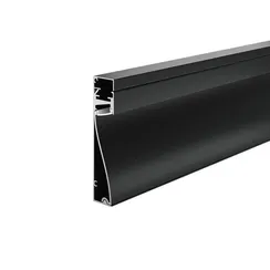 Алюминиевый профиль плинтус 80x18 (Черный, 2 м), ALM-8018-B-2M Led Strip alm-8018-b-2m