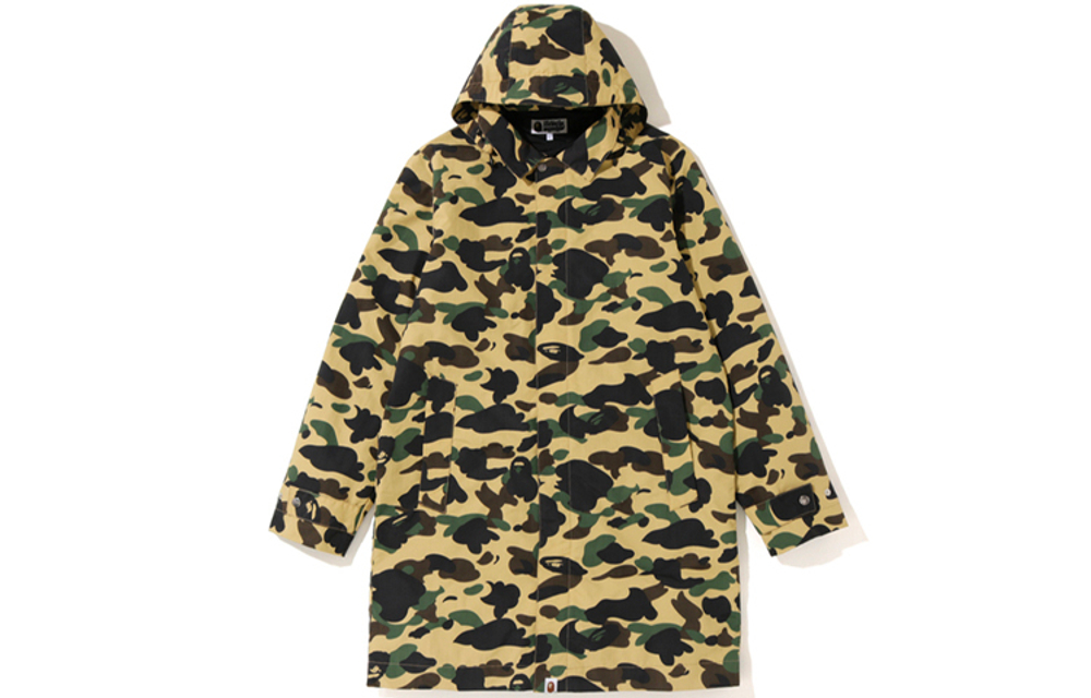 A Bathing Ape Gore Tex 1st Camo Long Худи Куртка Куртка
