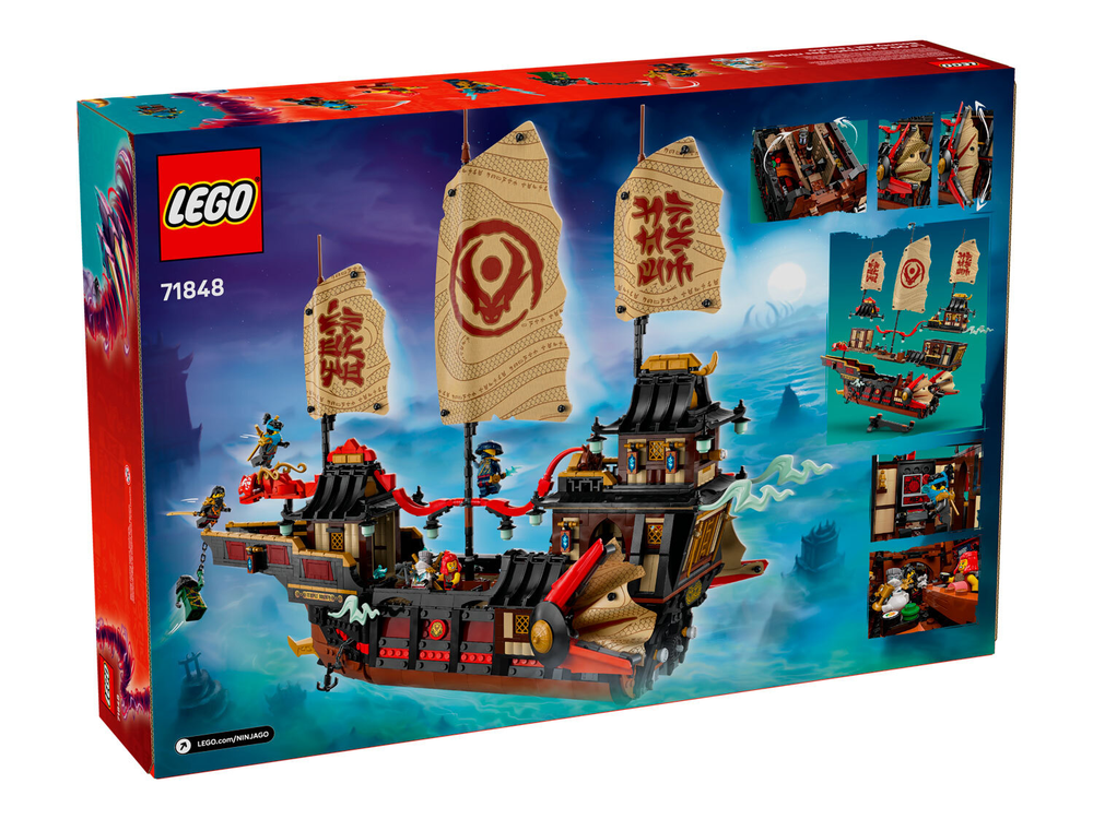 LEGO Ninjago 71848 «Храм Щедрости» — локация, ниндзя и реликвии