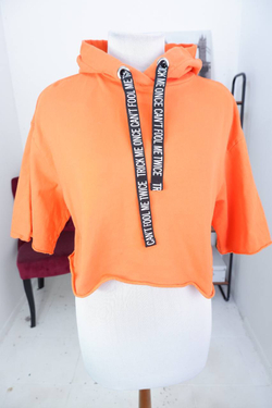 Толстовка H&M укороченная, яркая, маркировка М, 44-46 размер