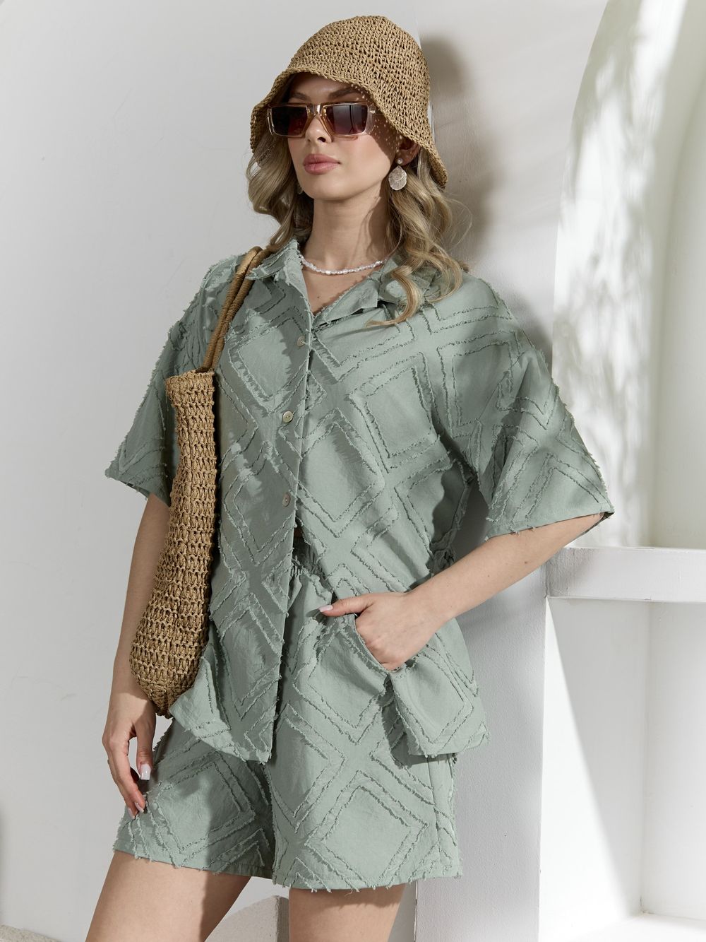 Костюм женский Ангелина-2 Виотекс ОЛИВКОВЫЙ