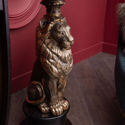 Подставка Лев Лион Орех Оберджин