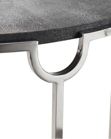 Серая полукруглая консоль “Мэгги”