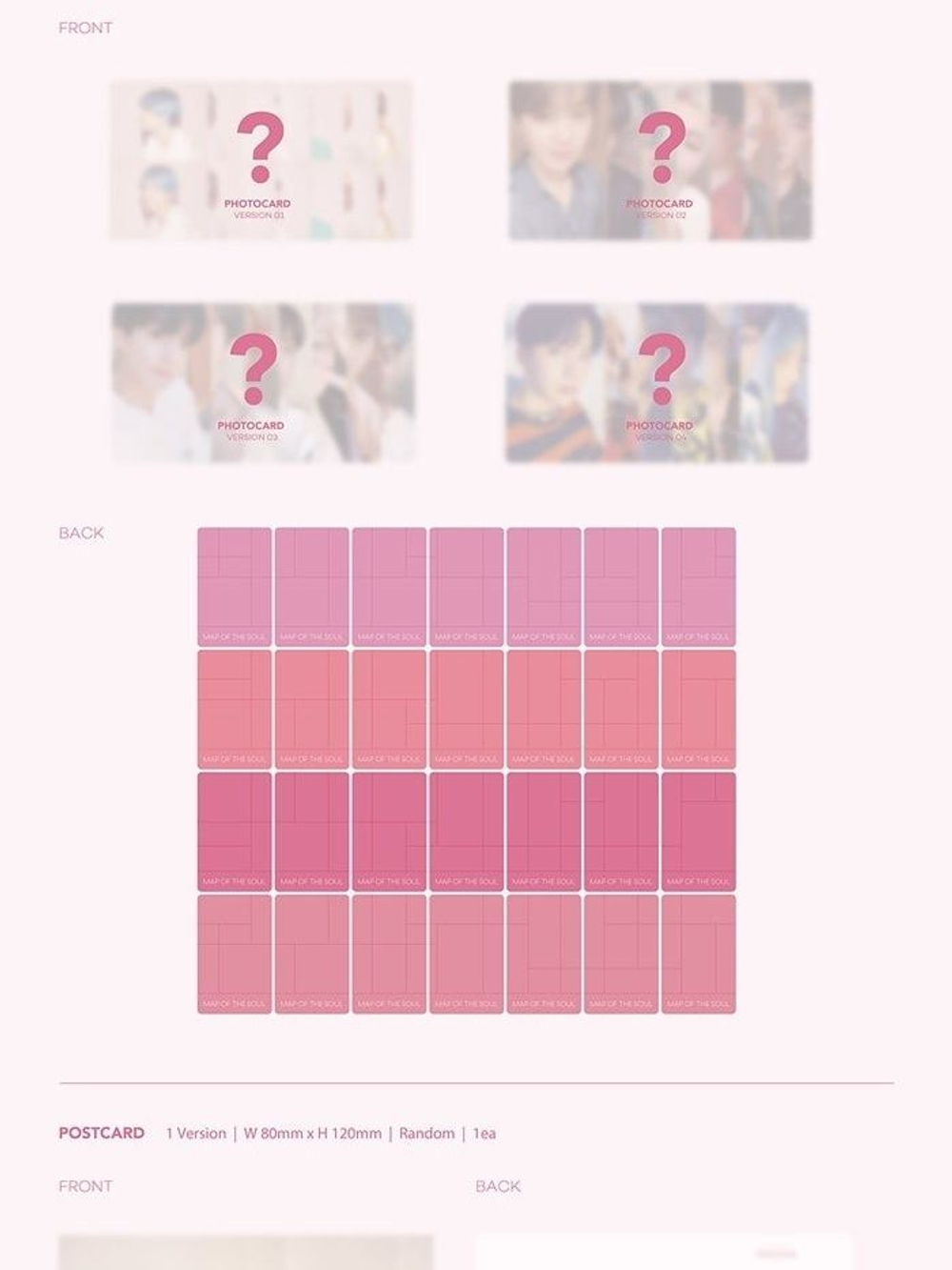 Альбом BTS - Map Of The Soul: Persona Album RANDOM Version