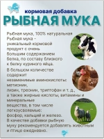 Рыбная мука кормовая добавка 500гр *3шт