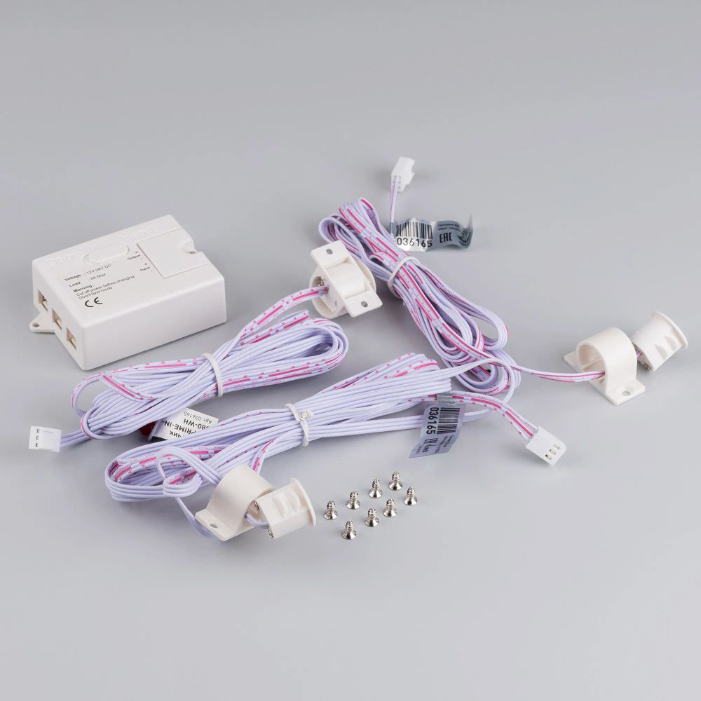 ИК-датчик SR-PRIME-IN-S80-WH (12-24V, 96-192W, DOOR/HAND) (Arlight, IP20 Пластик, 2 года) 036165