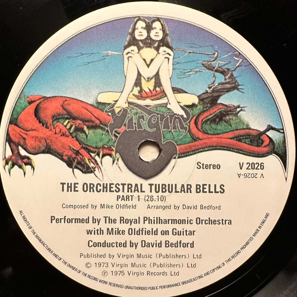 The Royal Philharmonic Orchestra With Mike Oldfield - The Orchestral Tubular Bells (Англия 1975г.)