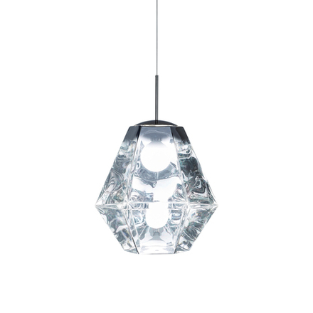 Pendant design lamp  Cut Tall by Tom Dixon (Silver)