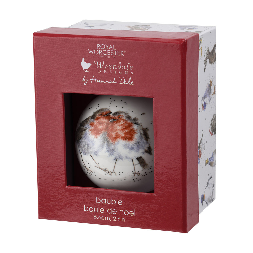 Royal Worcester - Wrendale Designs подвеска-елка-безделушка 7 см / артикул   WNPE79011-XG  / GTIN 749151670150