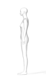 3D аватар манекена Моника