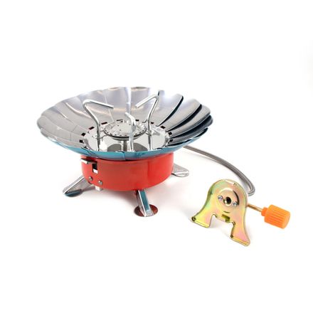 Газовая плитка мал. пьезо, ветрозащитная, шланг (цанг.)/50/