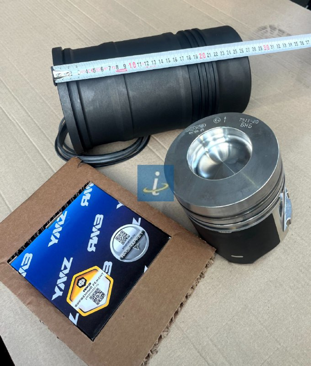 Гильза, поршень, уплотнительные и поршневые кольца ЯМЗ 7511.1004005-60