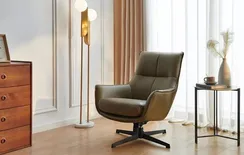 Крутящееся кресло Harmon, зеленое