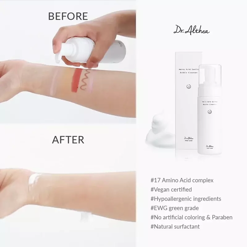 Dr. Althea Amino Acid Gentle Bubble Cleanser 140ml