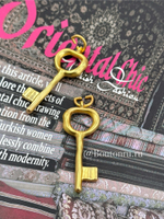 Подвеска "Ключ" Скиапар. золотистая матовая