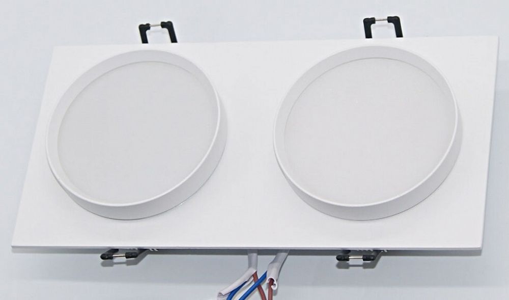 Встраиваемый светильник Maytoni Hoop DL086-02-GX53-SQ-W