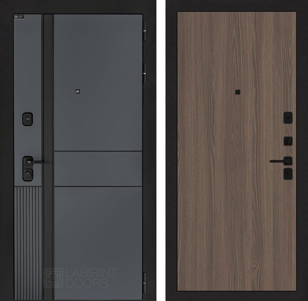 Входная дверь Лабиринт ЭВОЛАБ - 05 Ясень Темный