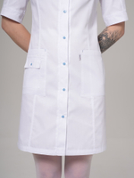 Халат медицинский женский | Х-102 ак 1/2 клеон проф