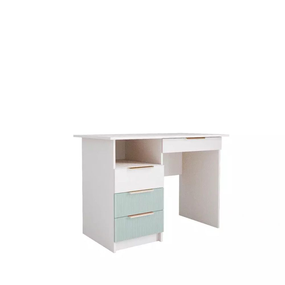 Стол «Лавис» СТД 1070.1 (белый/белый софт), ЛДСП/МДФ, ДСВ Мебель