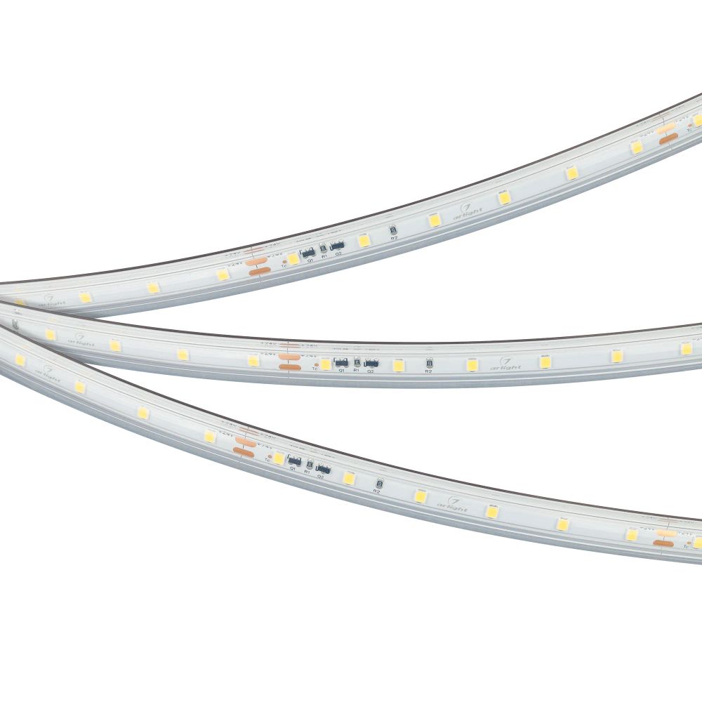 Светодиодная лента герметичная IC-PS-A60-10mm 24V Warm2700 (4.8 W/m, IP67, 2835, 10m) (Arlight, стабилизированная) 050657