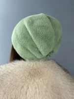 шапка зимняя пушистая из эко меха