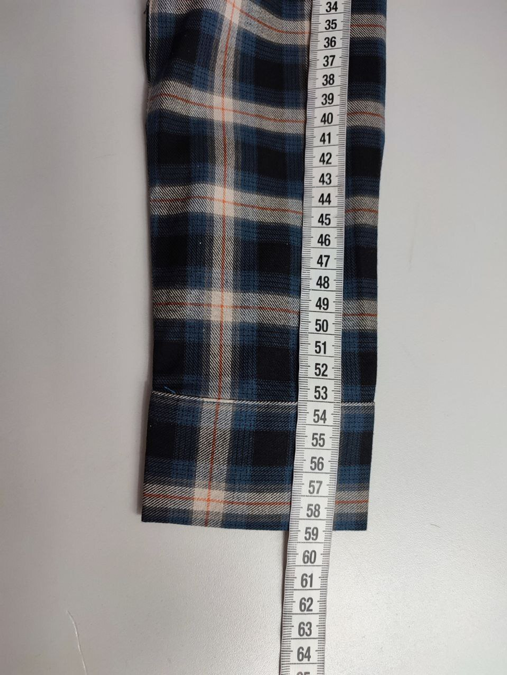 Рубашка Qianzhidu хлопковая в клетку 42 размер, новая