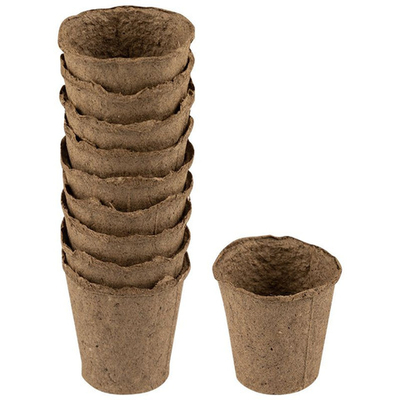 Горшочки торфяные 60*60 кругл. 10 шт/уп