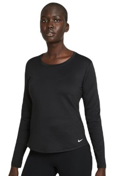 Женская теннисная футболка (dł. Рукава) Nike Therma-FIT One Long-Sleeve T-Shirt - black