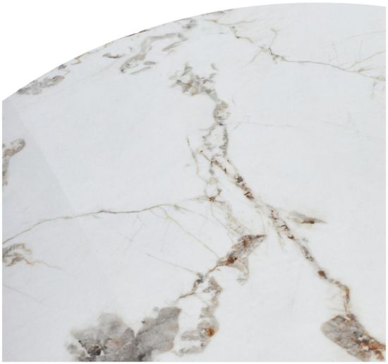 Стол BUENO 120 GLOSS GOLDEN JADE SOLID CERAMIC / BLACK